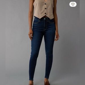 AE high waisted super stretch jeggings (tall)